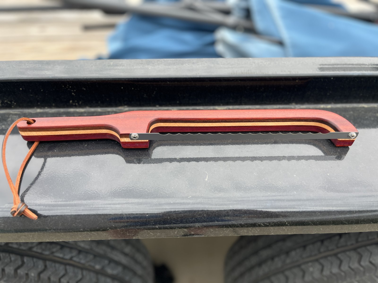 Handmade bread knife