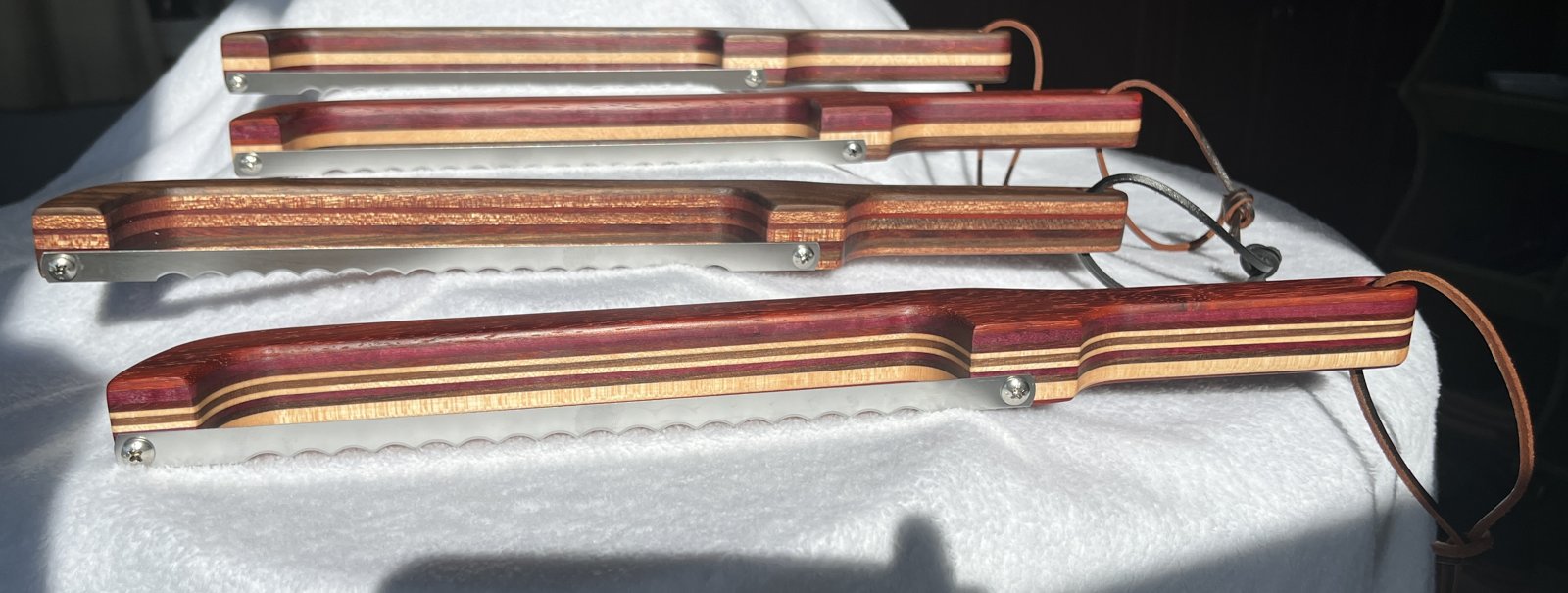 Handmade bread knife