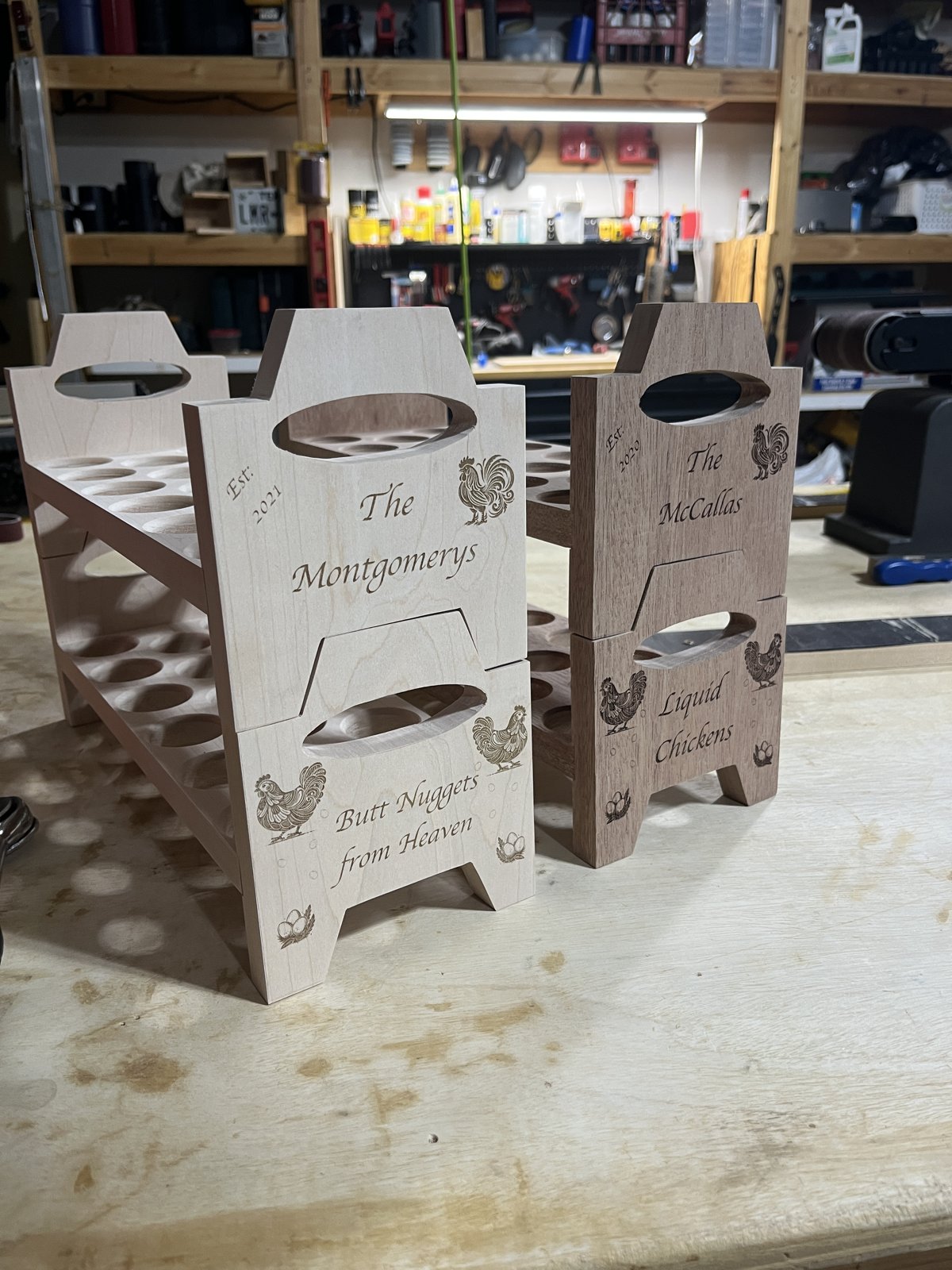 Custom woodworking project